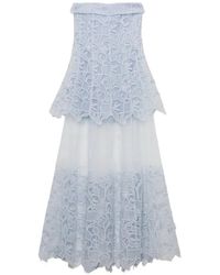 Jonathan Simkhai - Rennis Lace-Trimmed Maxi Dress - Lyst