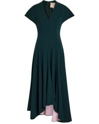 ROKSANDA - Sapha Asymmetric Crepe Midi Dress - Lyst