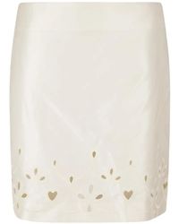Chloé - Cut-Out Mini Skirt - Lyst