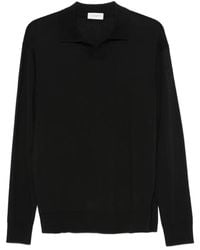 Paolo Pecora - Long-Sleeve Polo Shirt - Lyst
