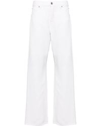7 For All Mankind - Tess High-waist Straight Trousers - Lyst