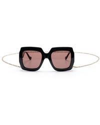 Gucci - Interlocking G Square-frame Sunglasses - Lyst
