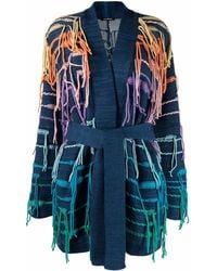 Canessa - Tassel-Detail Belted Cardigan - Lyst