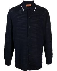 Missoni - Contrasting-Trim Wool-Blend Shirt - Lyst