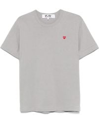 COMME DES GARÇONS PLAY - Mini Heart-Patch T-Shirt - Lyst