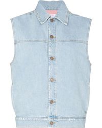 ERL - Sleeveless Denim Jacket - Lyst