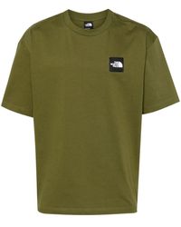 The North Face - Logo-patch Cotton T-shirt - Lyst