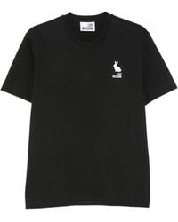 Love Moschino - Embroidered-Logo Short-Sleeve T-Shirt - Lyst