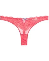 Fleur du Mal - Bianca Lace Thong - Lyst