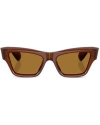 Oliver Peoples - Geometric-Frame Sunglasses - Lyst
