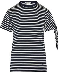 JW Anderson - Striped Tie-Sleeve T-Shirt - Lyst