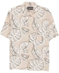 Marc O' Polo - Leaf-Print Button-Fastening Shirt - Lyst