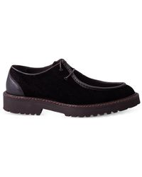 Calce - Corduroy Leather-Trimmed Derby Shoes - Lyst