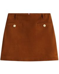 Tommy Hilfiger - Minijupe Trapèze À Boutons Décoratifs - Lyst