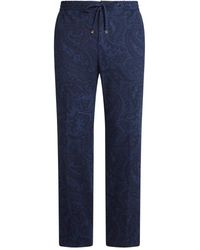 Etro - Paisley-Motif Trousers - Lyst