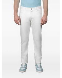 Moorer - Pantalones Slim Con Cinco Bolsillos - Lyst