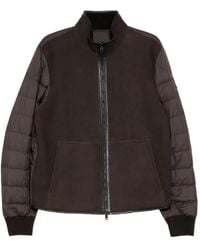 Moncler - Crachin Reversible Shearling & Nappa Short Down Jacket - Lyst