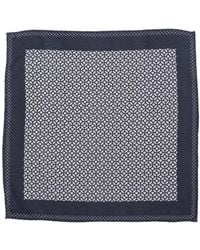 Brunello Cucinelli - Geometrisch gemusterter Seidenschal - Lyst