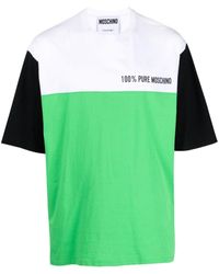 Moschino - Camiseta con diseño colour block - Lyst