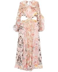Zimmermann - Gerüschtes Daylight Billow Maxikleid mit Blumen-Print - Lyst