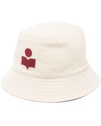 Isabel Marant - Sombrero de pescador Haley con logo bordado - Lyst