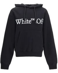 Off-White c/o Virgil Abloh - Bookish Scarf Logo-Print Hoodie - Lyst