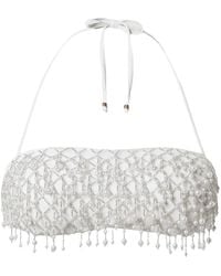 Twinset - Beaded Bandeau Bikini Set - Lyst