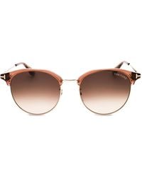 Tom Ford - Round Full-Rim Sunglasses - Lyst