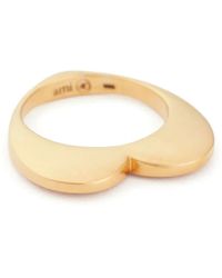 Ami Paris - Heart-Shaped Ring - Lyst