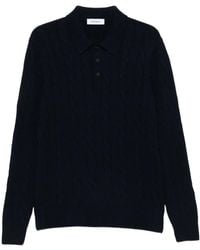 Gran Sasso - Polo-Pullover mit Zopfmuster - Lyst
