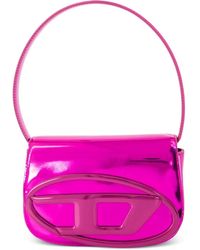 DIESEL - 1Dr Leather Shoulder Bag - Lyst