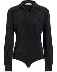 Alberta Ferretti - Long-Sleeved Bodysuit - Lyst