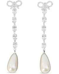 Self-Portrait - Drop Earrings - Lyst