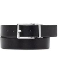 Guess - Milano Saffiano-Effect Buckle-Fastening Belt - Lyst