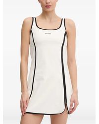 Guess - Piped-Trim Sleeveless Mini Dress And Panties Set - Lyst