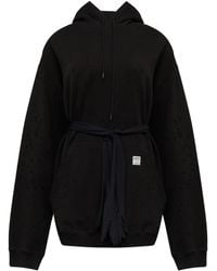 MM6 by Maison Margiela - Vestido corto con capucha - Lyst