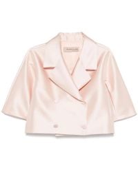 Blanca Vita - Blazer de satén - Lyst