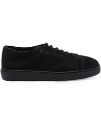 Santoni - Damps Lace-Up Sneakers - Lyst