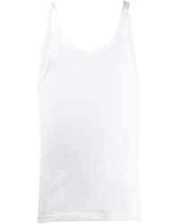 Dolce & Gabbana - Fine-Rib Cotton Tank Top - Lyst