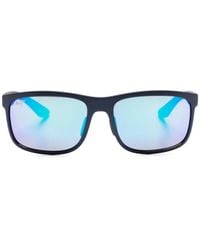 Maui Jim - Huelo Rectangular-Frame Sunglasses - Lyst