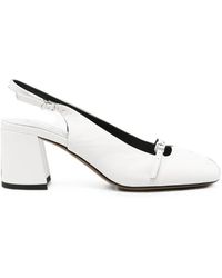 SERGIO MORETTI FIRENZE - Buckle-Detail Slingback Pumps - Lyst