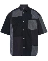 Comme des Garçons - Patchwork Short-Sleeve Shirt - Lyst