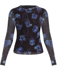 Rag & Bone - Floral-Print Long-Sleeves Top - Lyst