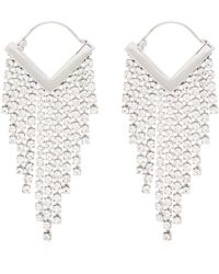 Isabel Marant - Glass Crystal-embellished Earrings - Lyst
