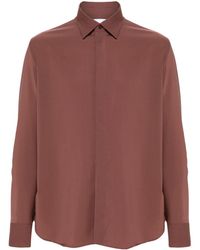 PT Torino - Spread-collar Wool Shirt - Lyst