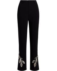 Cinq À Sept - Pantalon À Fleurs En Perles - Lyst