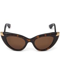 Alexander McQueen - Punk Rivet Sonnenbrille mit Cat-Eye-Gestell - Lyst