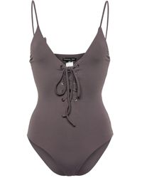 FEDERICA TOSI - Lace-up Swimsuit - Lyst