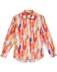 Vilebrequin - Ikat-print Cotton-silk Shirt - Lyst