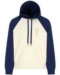 Ami Paris - Sudadera Con Capucha Y Detalle De Logo - Lyst